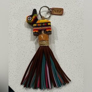 Consuela Colorful Beaded Jerry Charm with Tassel